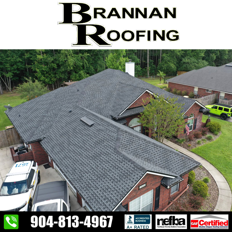Charcoal GAF HDZ Shingle Roof Install - Jacksonville, FL