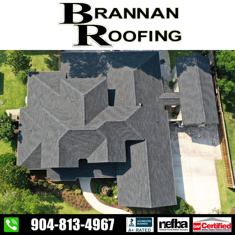 Charcoal GAF HDZ Shingle Roof Install - Mandarin in Jacksonville, FL