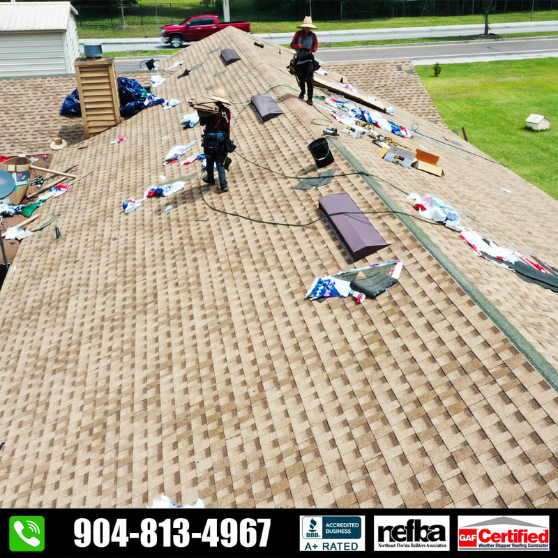 Shakewood GAF HDZ Shingle Roof Install - Jacksonville, FL